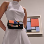 The MET X Lele Mondrian Composition Cmposition Belt Bag