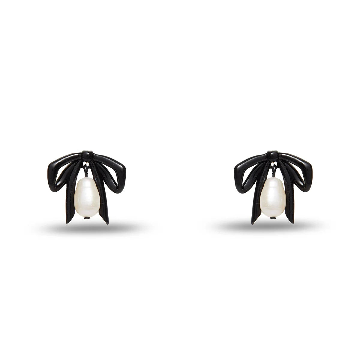 Jet The Met X Lele Renoir Bow Stud Earrings