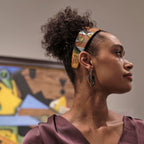 The MET X Lele Gris Still Life With A Guitar Earrings