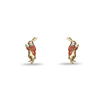 The Nursery Alice White Rabbit Earring Stud (Lele Sadoughi) Lele Sadoughi