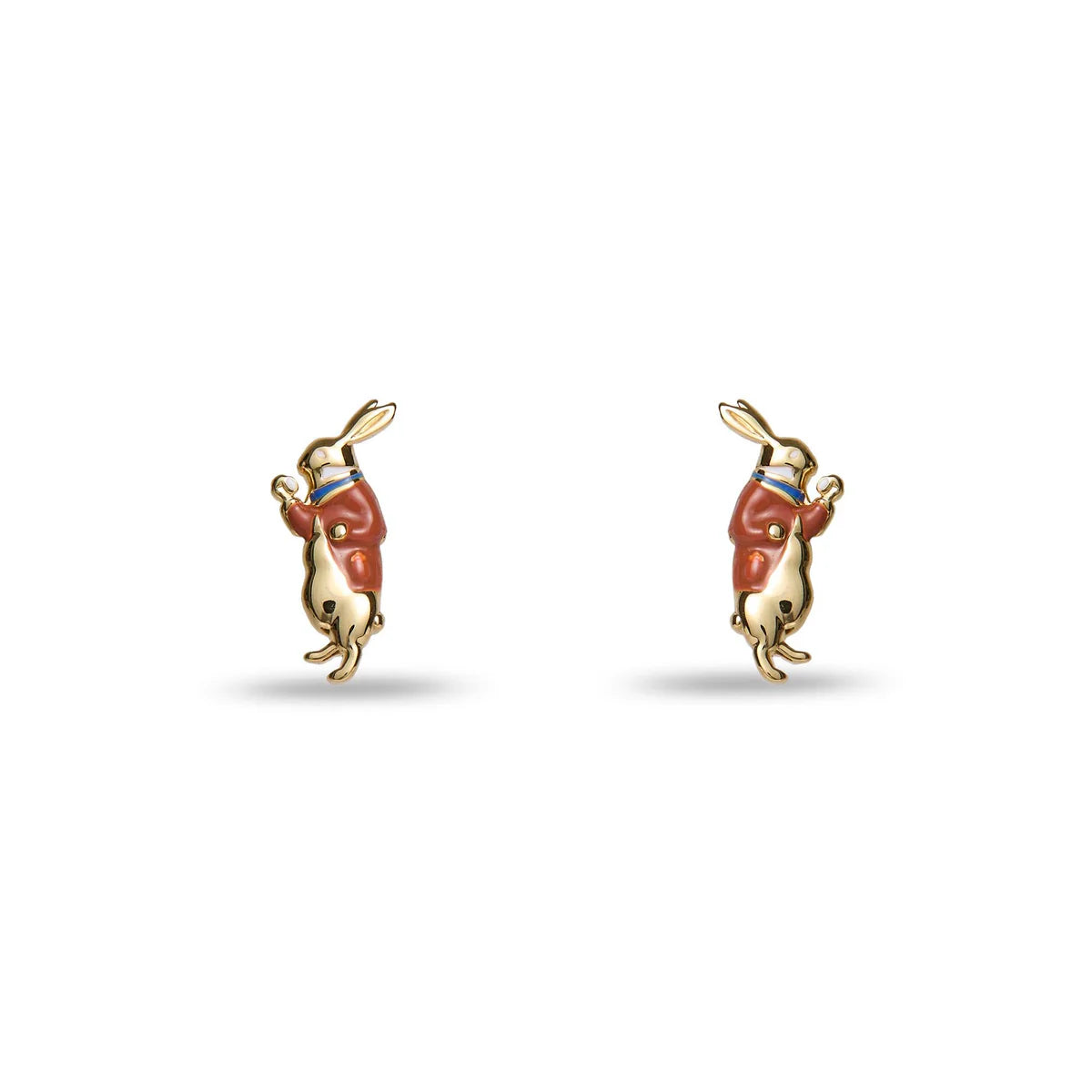 The Nursery Alice White Rabbit Earring Stud (Lele Sadoughi) Lele Sadoughi