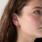 The Nursery Alice White Rabbit Earring Stud (Lele Sadoughi) Lele Sadoughi