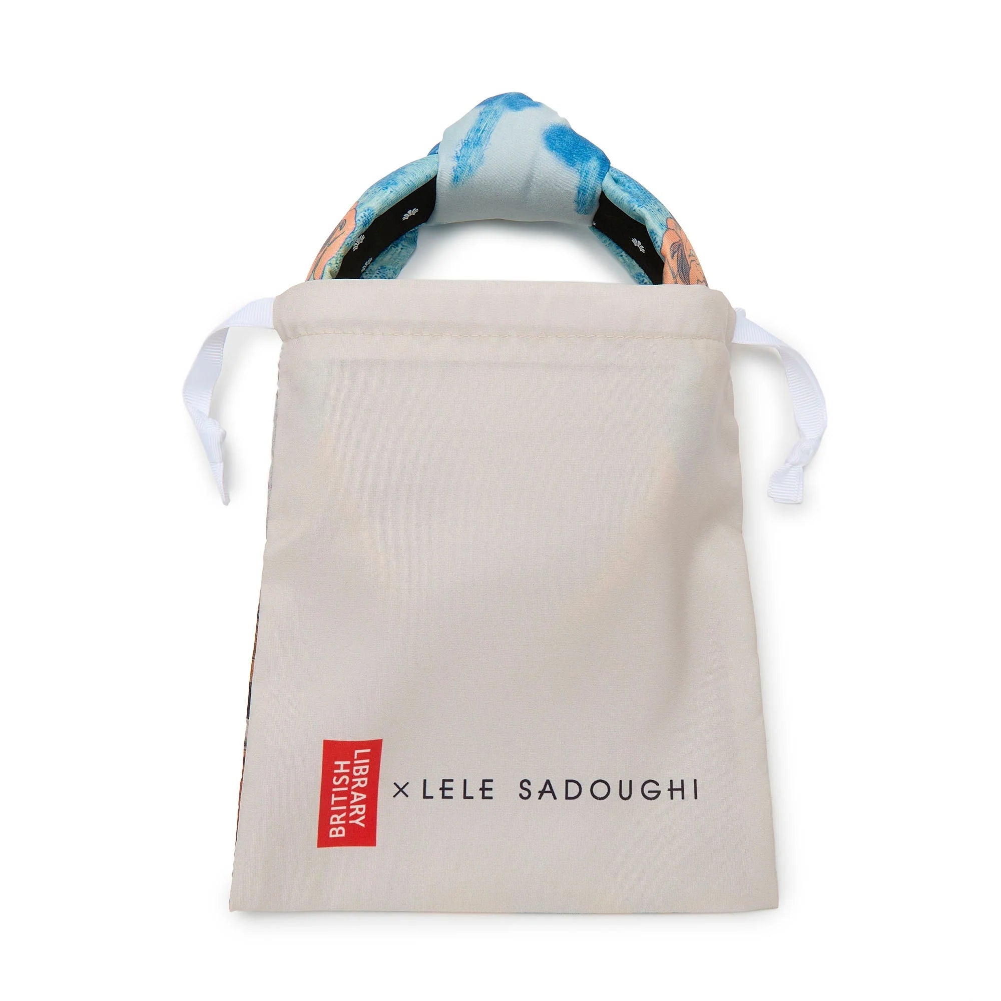 Rose Sleeping Beauty in The Wood Knotted Headband Lele Sadoughi