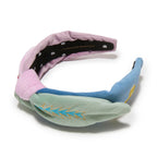The MET X Lele Klee Black Columns In A Landscape Veronica Embroidered Headband