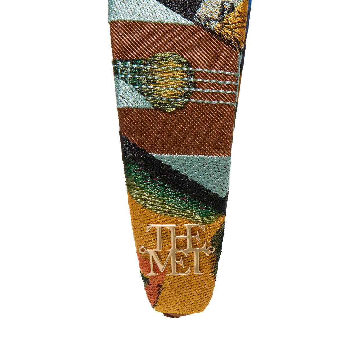 The MET X Lele Gris Still Life With A Guitar Brigitte Embroidered Headband