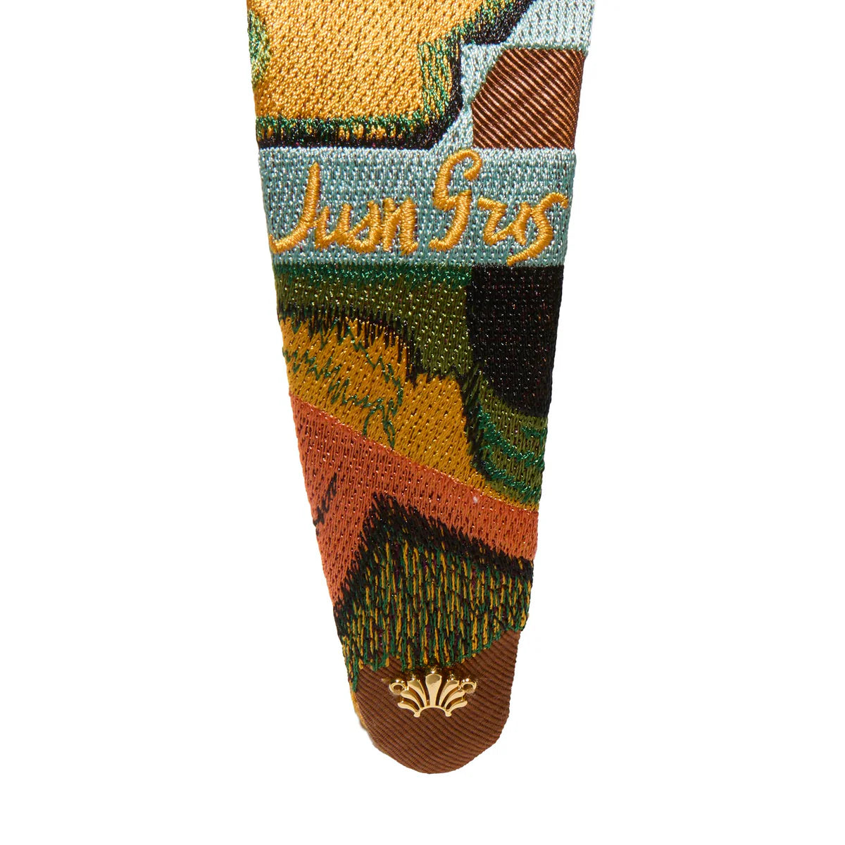 The MET X Lele Gris Still Life With A Guitar Brigitte Embroidered Headband