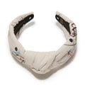 The MET X Lele Kandinsky Violett Knotted Embroidered Headband