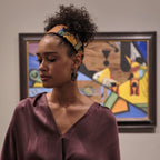 The MET X Lele Gris Still Life With A Guitar Brigitte Embroidered Headband