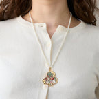 Gold The Nursery Alice Playing Cards Necklace Lele Sadoughi