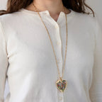 Gold The Nursery Alice Queen of Hearts Necklace Lele Sadoughi