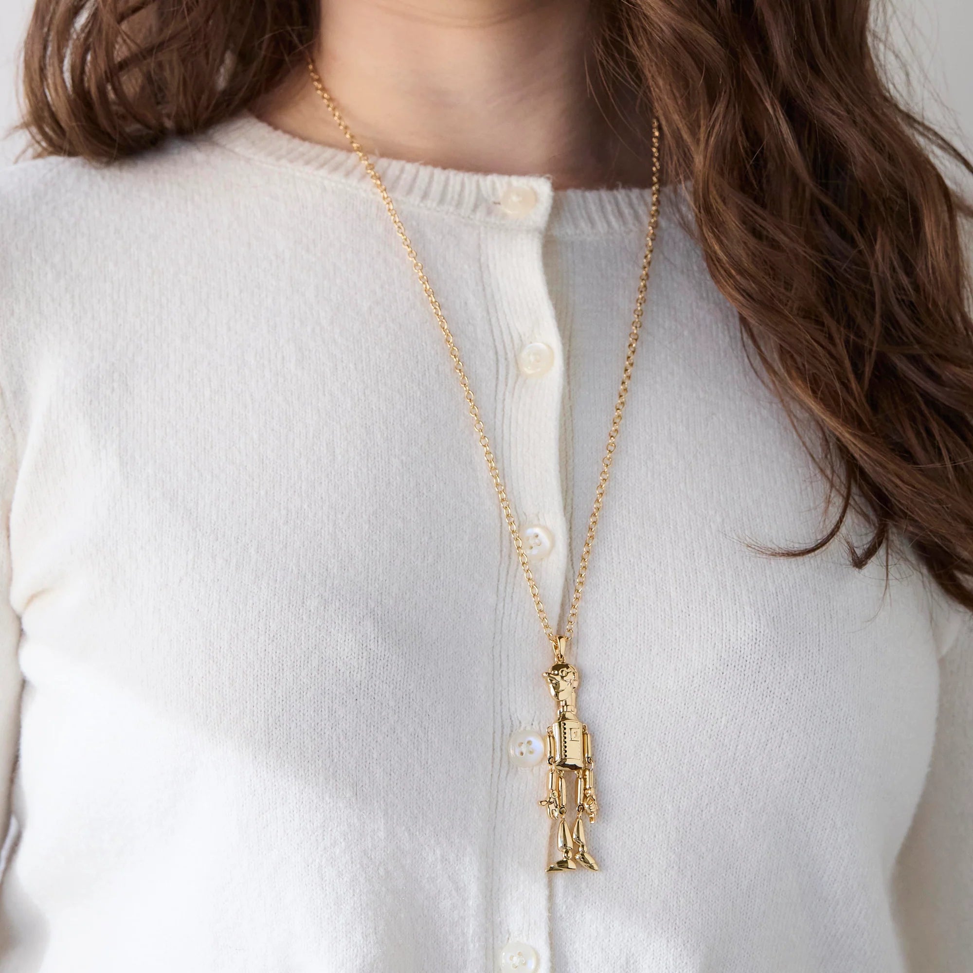 The New Wizard Of Oz
Tin Man Pendant
Necklace Lele Sadoughi