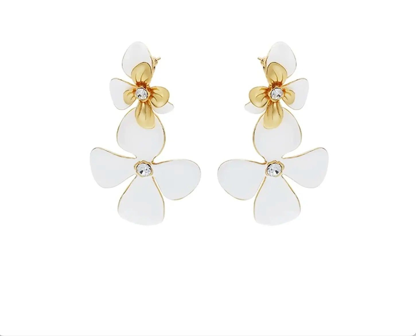 Dogwood Bract Drop Earrings