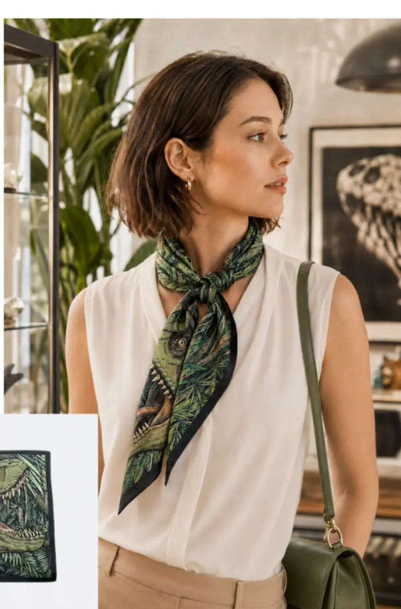Natural History Illustrated Scarf