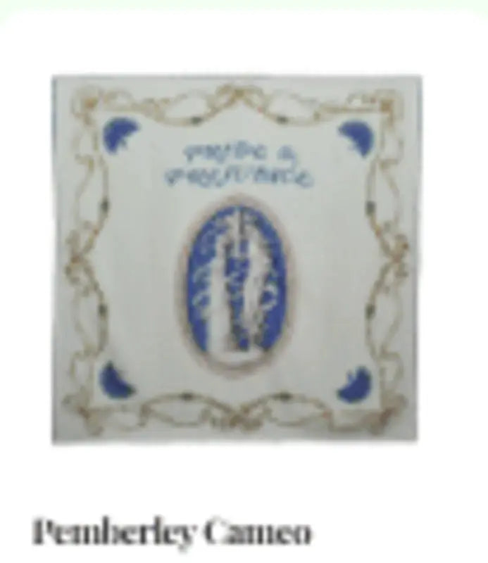 Pemberley Cameo Silk Scarf