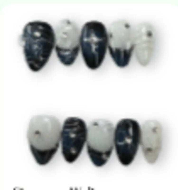 Starscape waltz press on nails